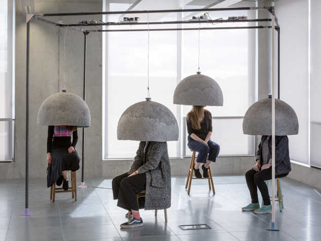 Sound Installation with dream recordings with people participating
