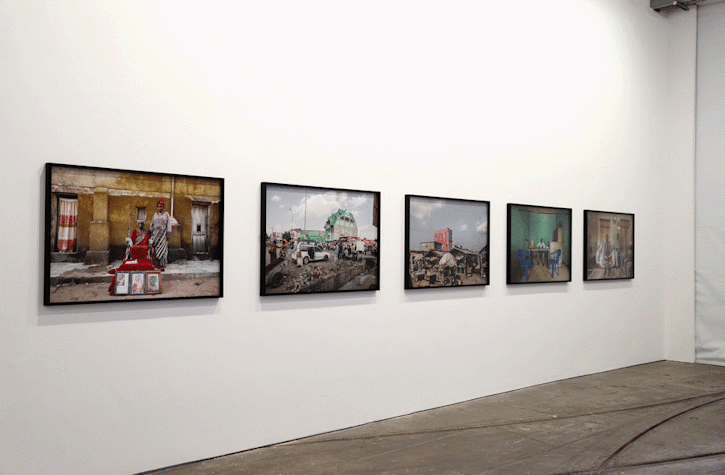 Installation view, photographs from the series Urban Now