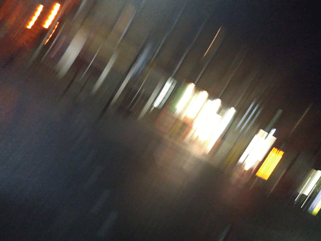 Photograph with blurred lines